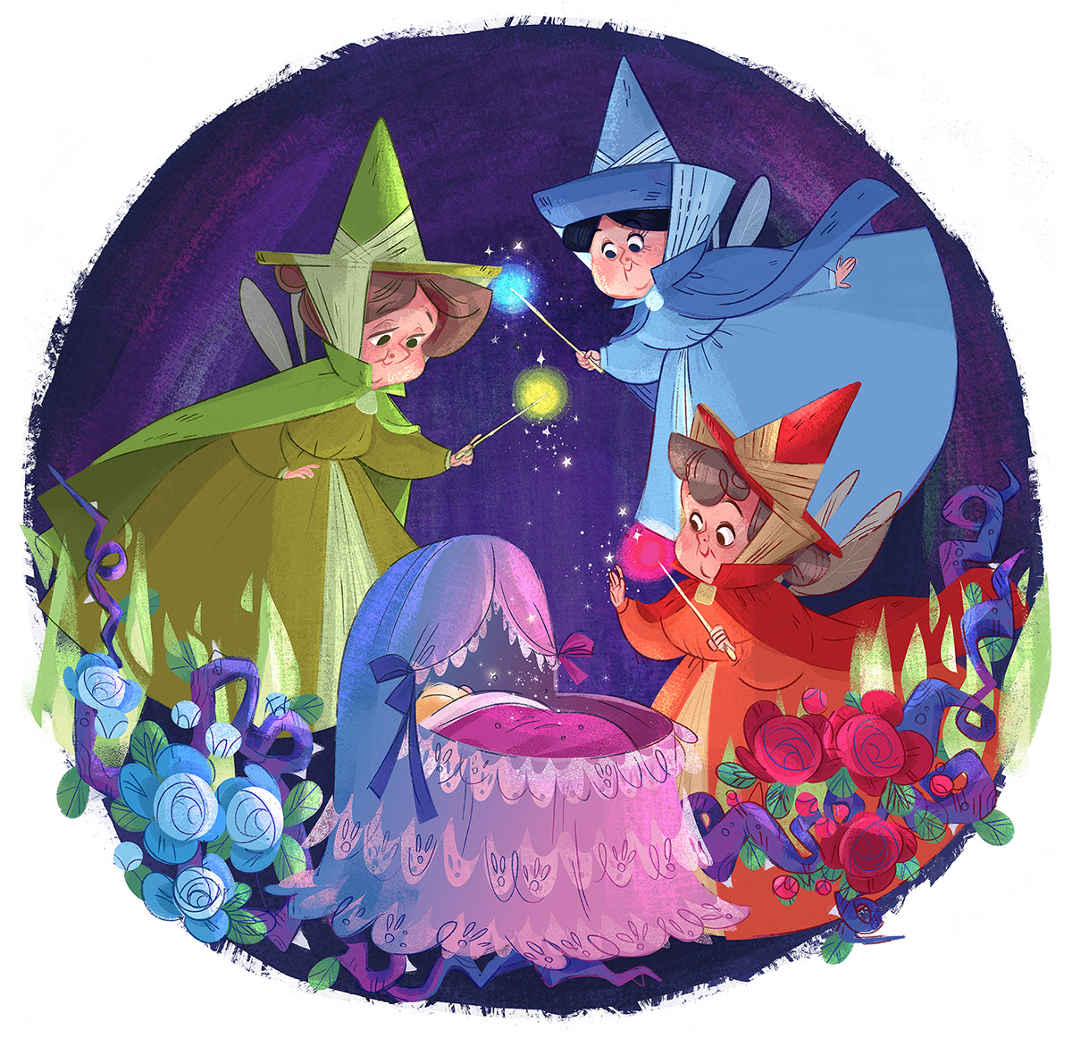 Flora, Fauna and Merryweather
